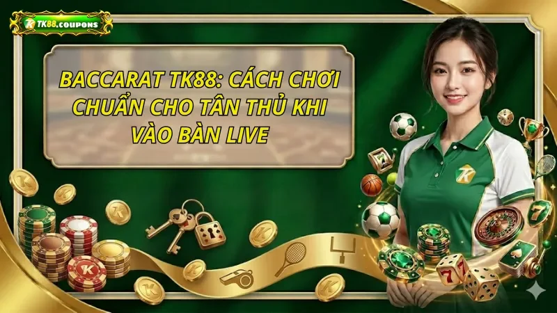 Baccarat TK88: Cách Chơi Chuẩn Cho Tân Thủ Khi Vào Bàn Live